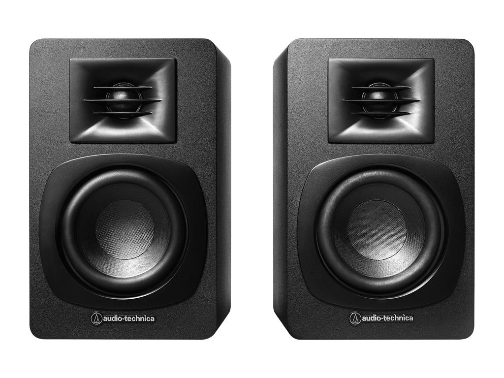 Zvočniki Audio-Technica AT-SP3X, Bookshelf, RCA, Bluetooth 5.3, črni - AT-SP3X