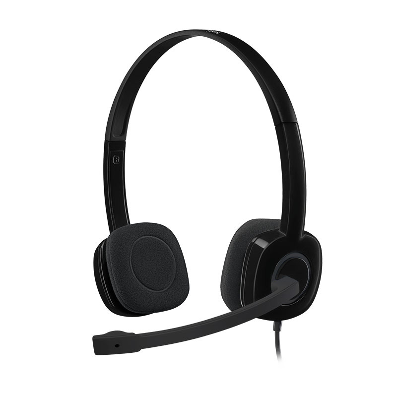 Slušalice Logitech H151, črne, stereo - 981-000589