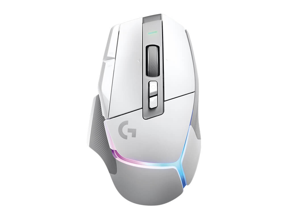 Miš Logitech G502 X PLUS, Wireless, RGB, bela, Premium - 910-006171