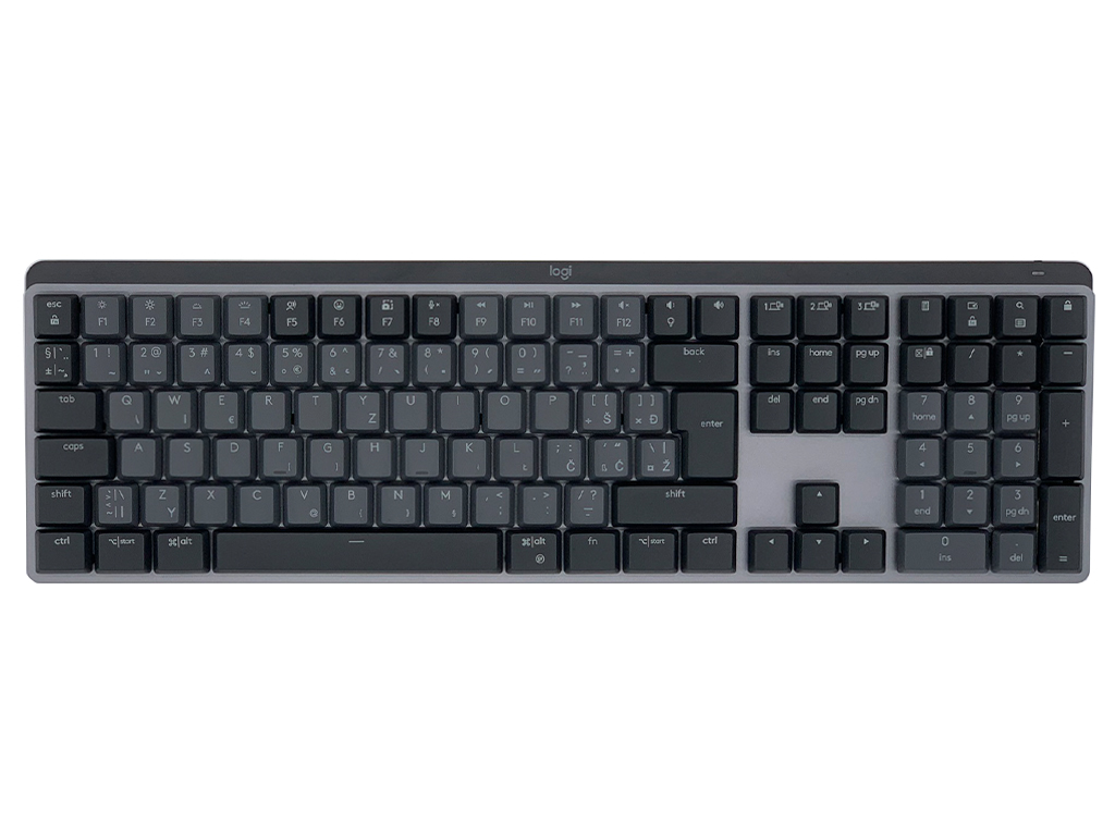 Tipkovnica Logitech MX Mechanical Wireless Illuminated Performance, SLO g. - 920-010757