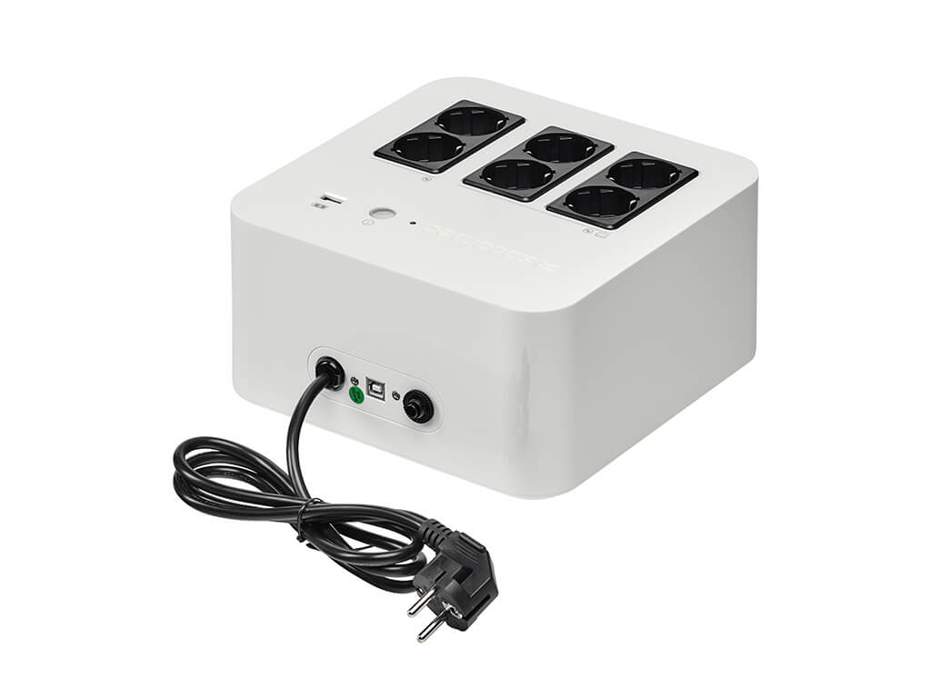 UPS SOCOMEC NeTYS PL 800VA, 480W, Off-line, USB, šuko, bel - NPL-0800-D