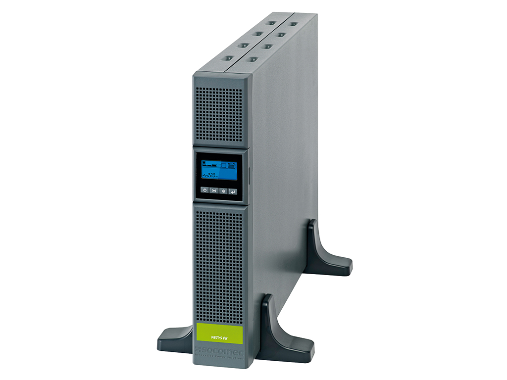 UPS SOCOMEC NeTYS PR RT 1700VA, 1350W, Rack/tower, Line-interactive, USB, EPO, LCD - NPR-1700-RT