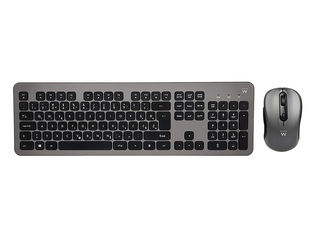 Tipkovnica in Miš Ewent Wireless Scissor Keyboard and Mouse, USB, SLO - EW3262