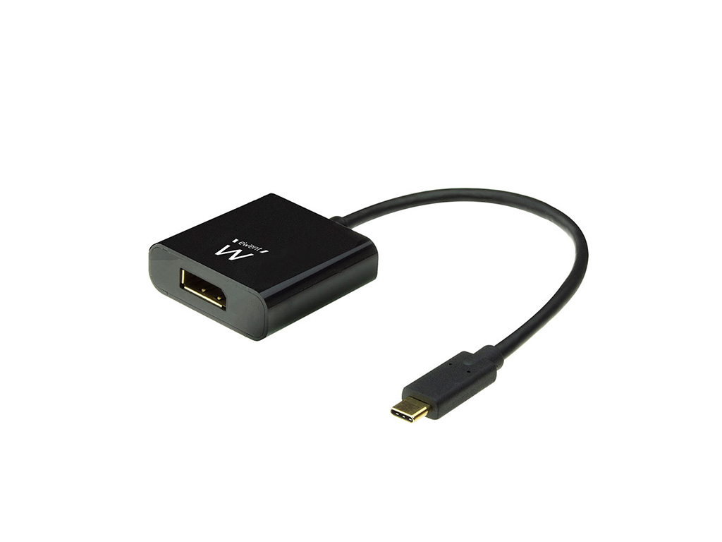 Adapter USB-C v DP 4K, črn, Ewent EW9825 - EW9825