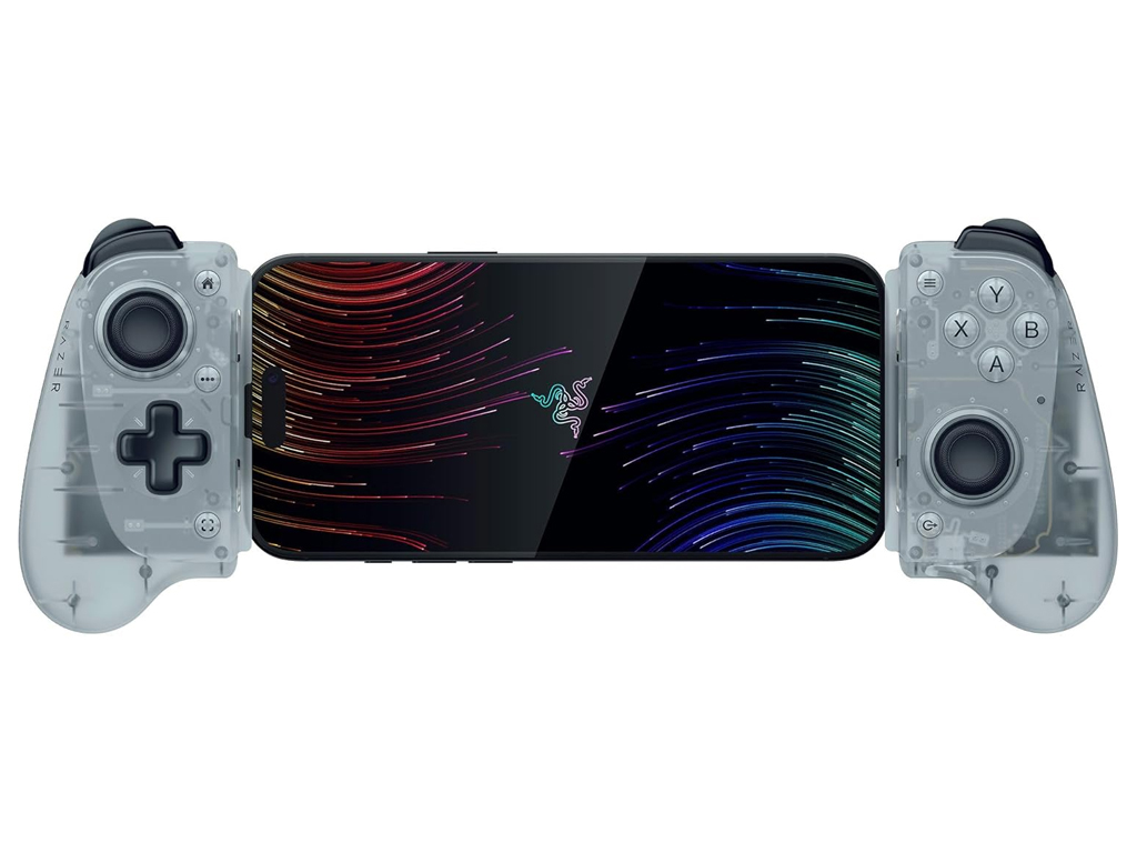 Igralni plošček Razer Kishi V3 Phantom White, Android/iOS, USB-C - RZ06-03550200-R3M1