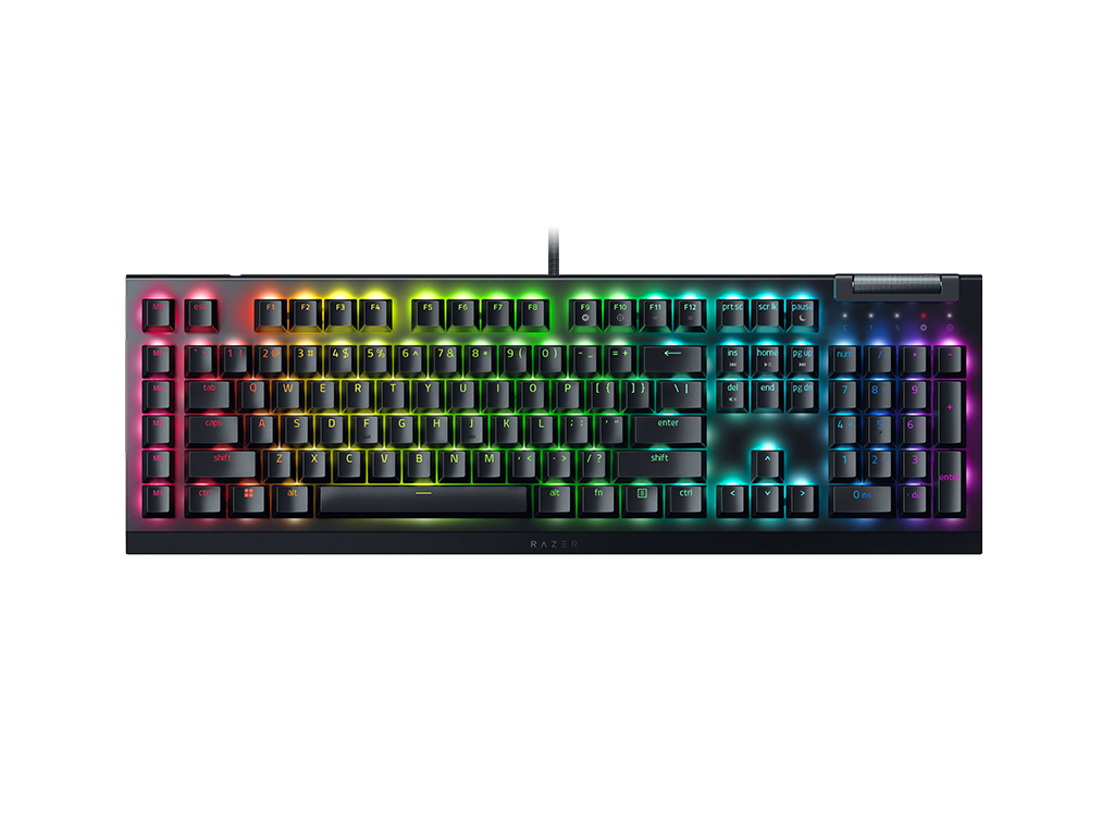 Tipkovnica Razer BlackWidow V4 X, zelena stikala, US SLO g. - RZ03-04700100-R3M1