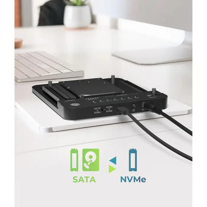 Icy Box IB-2913MCL-C31 (2.5""/3.5"" SATA, M.2 NVMe)