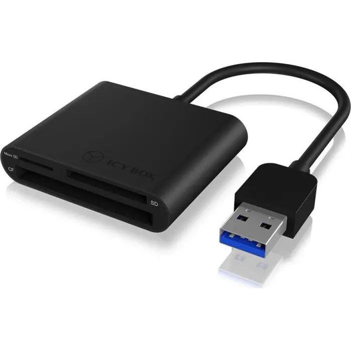ICY BOX IB-CR301-U3, card reader (black)