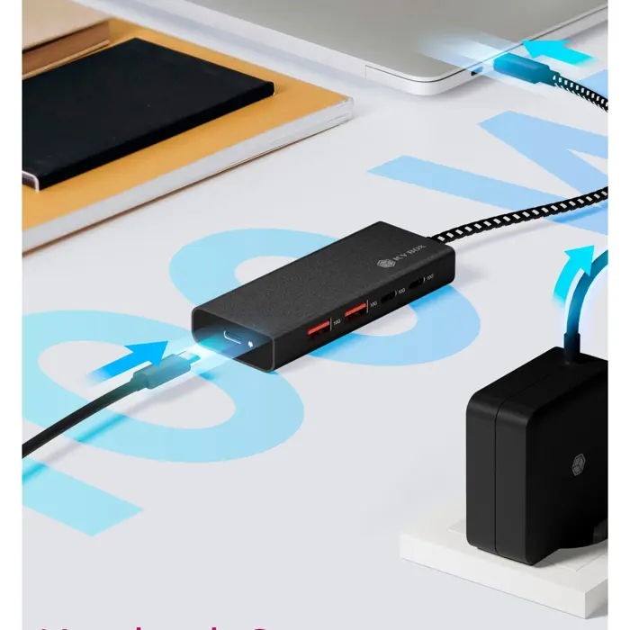ICY BOX IB-HUB1436-CPD 4-Port USB 3.2 Gen 2, USB hub (black)