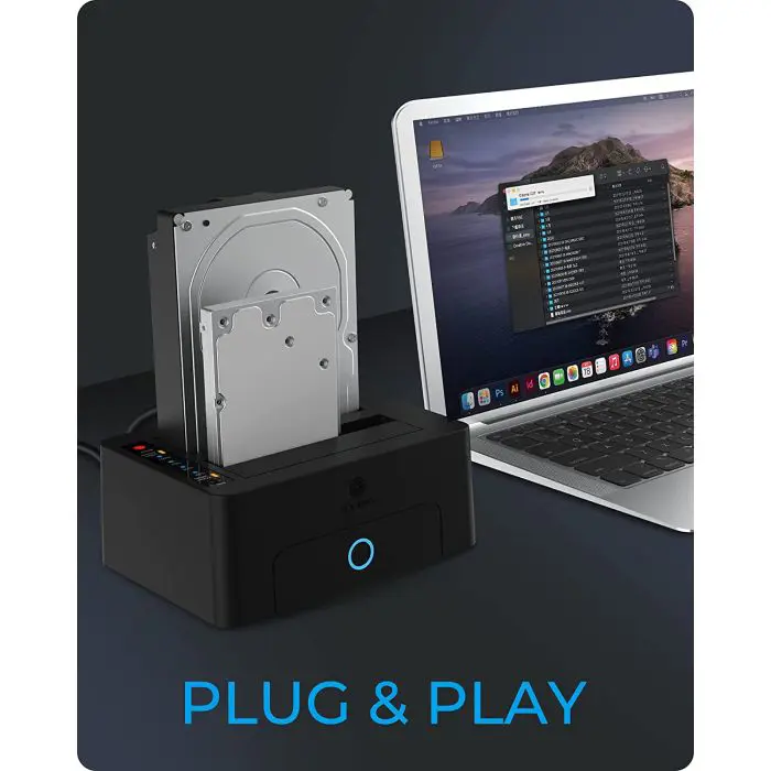Icybox IB-1232CL-U3 docking & clone station for 2.5" and 3.5" drives