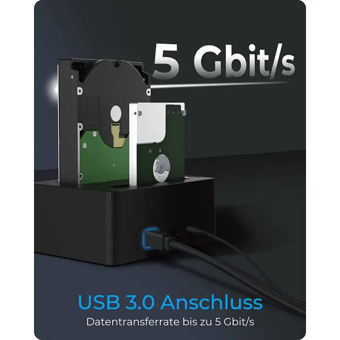 Icybox IB-1232CL-U3 docking & clone station for 2.5" and 3.5" drives
