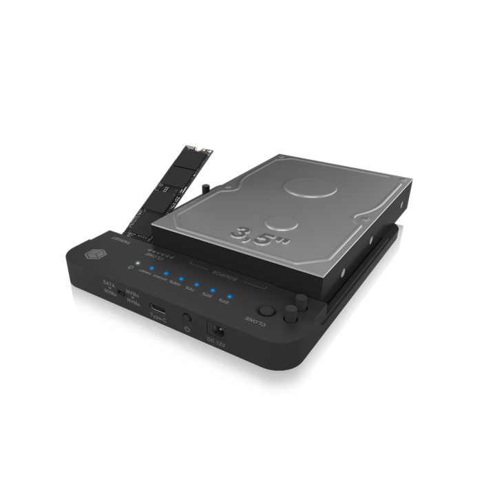 Icybox IB-2913MCL-C31 docking station / case for M2, 2.5" and 3.5" disk cloning