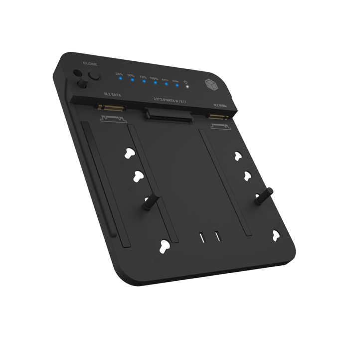 Icybox IB-2915MSCL-C31 "clone & dock" station for M.2 NVME & SATA 2.5”/3.5” SSD/HDD