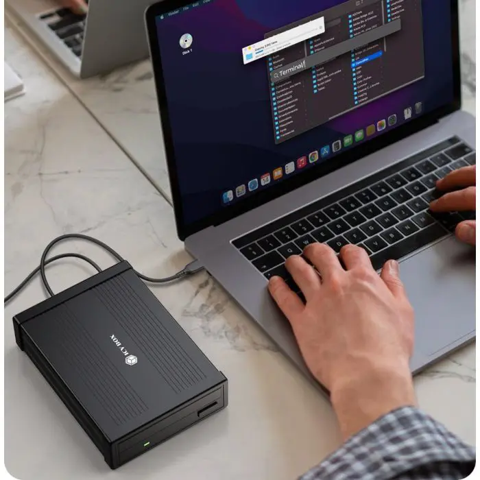IcyBox IB-525-U3 zunanje ohišje za 5,25" SATA DVD enote