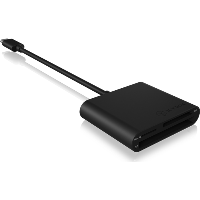 IcyBox IB-CR301-C3 USB-C čitalec kartic CF/SD/microSD