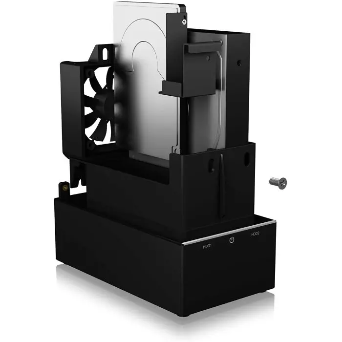 Icybox IB-RD3621-C31 external RAID case for 2 disks 2.5 "or 3.5" SATA
