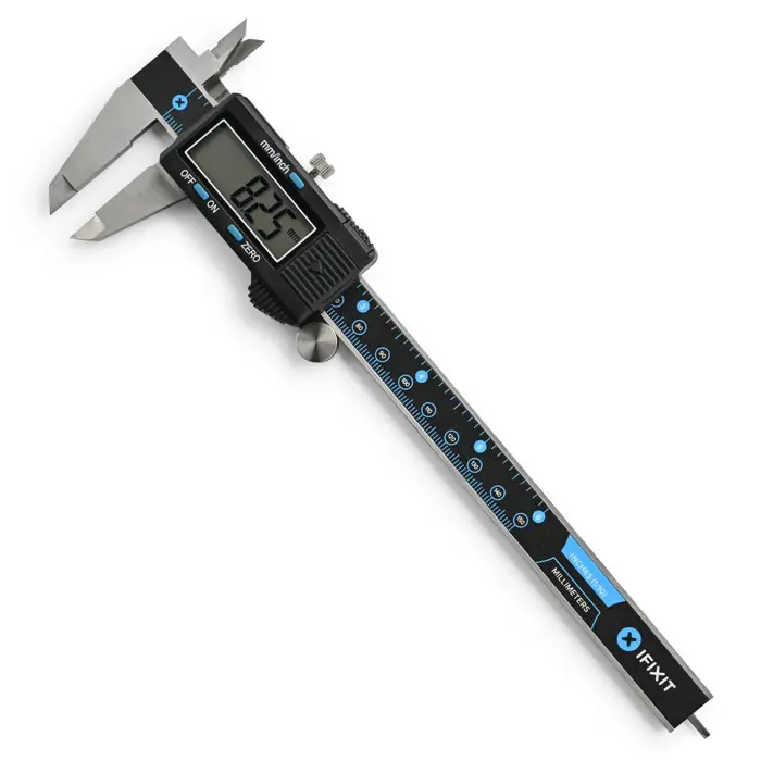 iFixit Digitaler Messschieber, 0,01 mm bis 150 mm - black, blau-IF145-016-4