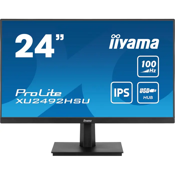 iiyama ProLite computer monitor 60.5 cm (23.8") 1920 x 1080 pixels Full HD LED Black