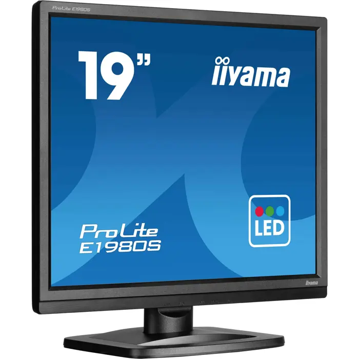 Iiyama ProLite E1980S-B1 - 19 - black (matte, SXGA, TN, HDMI, DP