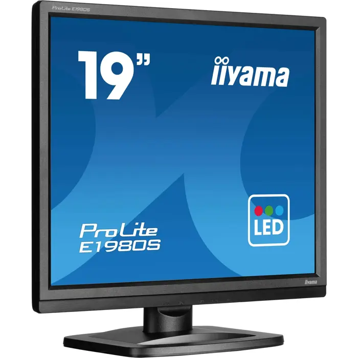 Iiyama ProLite E1980S-B1 - 19 - black (matte, SXGA, TN, HDMI, DP