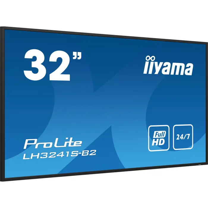iiyama ProLite LH3241S-B2, Public Display black (glossy), FullHD, IPS, speakers, media player
