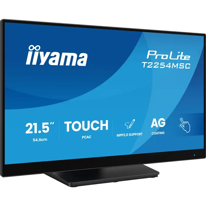 Iiyama ProLite T2254MSC-B2AG (54.6 cm (21.5 inches), black (matt), FullHD, IPS, touchscreen, USB hub, 100Hz panel)