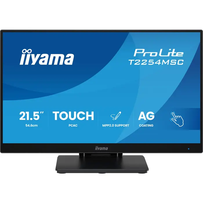 Iiyama ProLite T2254MSC-B2AG (54.6 cm (21.5 inches), black (matt), FullHD, IPS, touchscreen, USB hub, 100Hz panel)