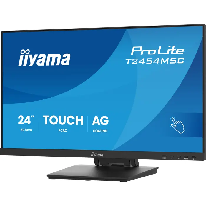 Iiyama ProLite T2454MSC-B3AG (60.5 cm (23.8 inches), black (matt), FullHD, IPS, touchscreen, USB hub)