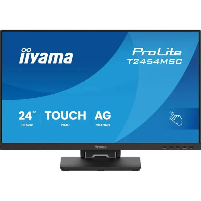 Iiyama ProLite T2454MSC-B3AG (60.5 cm (23.8 inches), black (matt), FullHD, IPS, touchscreen, USB hub)