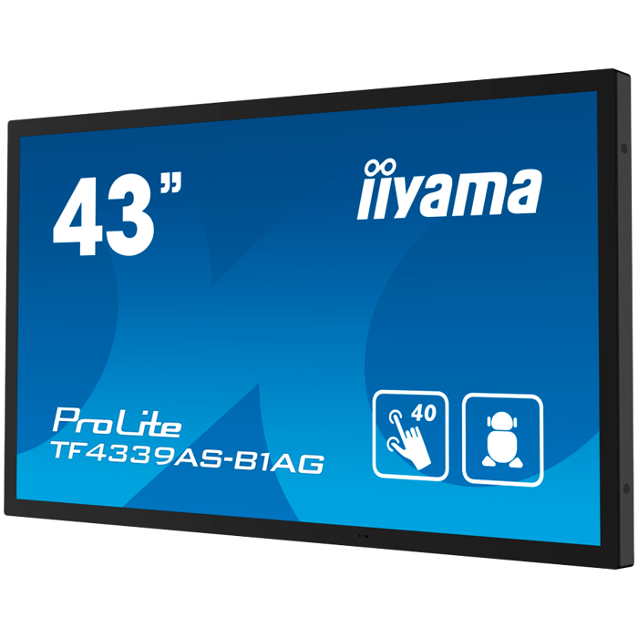 IIYAMA Prolite TF4339AS-B1AG Business Monitor - 108 cm (42.5"), 4K UHD (3840x2160), IPS LED, 60Hz, 8ms, 500 cd/m²