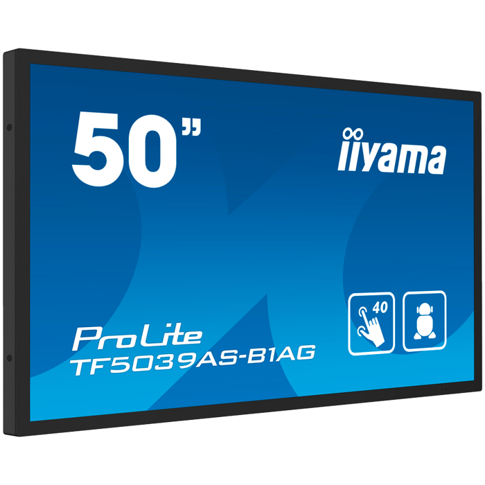 IIYAMA Prolite TF5039AS-B1AG Business Monitor - 125.7 cm (49.5"), 4K UHD (3840x2160), VA, 60Hz, 9.5ms, 500 cd/m²