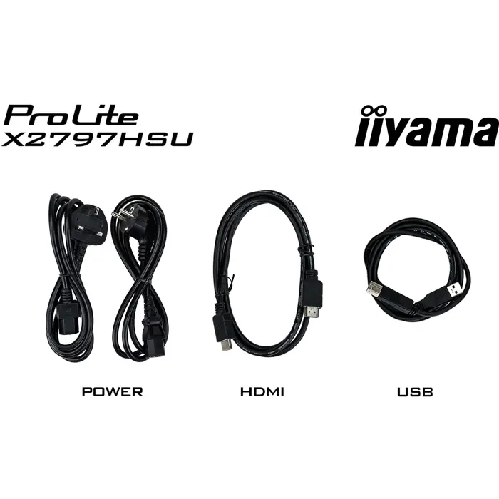 iiyama ProLite X2797HSU-B1 - 27 - FullHD, IPS, HDMI, DP, USB hub, speakers, 120Hz panel