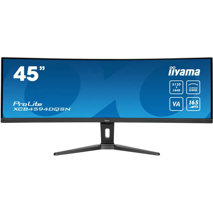 iiyama ProLite XCB4594DQSN-B1, gaming monitor - 44 - black (matt), DQHD, VA, curved, 165Hz panel