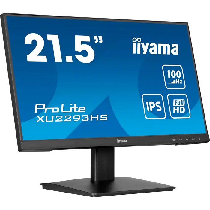 iiyama ProLite XU2293HS-B6, LED monitor - 21.5 - black (matt), FullHD, IPS, HDMI, DP, 100Hz panel