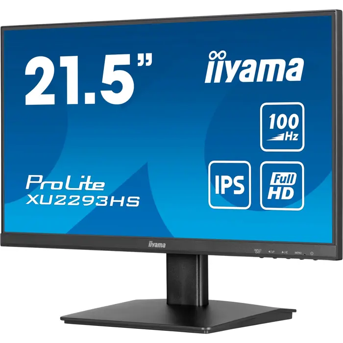 iiyama ProLite XU2293HS-B6, LED monitor - 21.5 - black (matt), FullHD, IPS, HDMI, DP, 100Hz panel