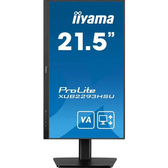 iiyama ProLite XUB2293HSU-B7, LED monitor - 21.5 - black (matt), FullHD, IPS, Adaptive-Sync, 100Hz panel