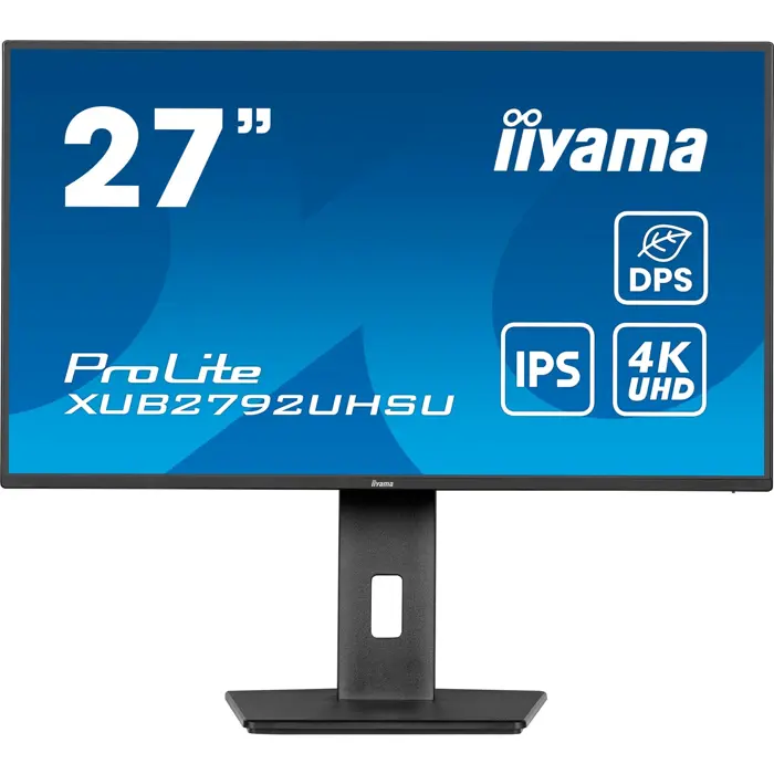 Iiyama ProLite XUB2792UHSU-B6 - 27 - black (matt), UltraHD/4K, IPS, HDMI, DP, USB-C