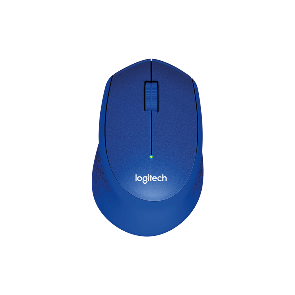 Miška Logitech M330 Silent Plus, modra - 910-004910