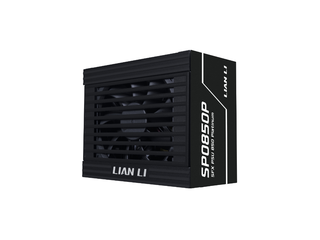 napajanje SFX Lian Li SP Platinum 850W, 80 PLUS Platinum, Modular, črn, SP0850P - G9P.SP0850P.B000.EU