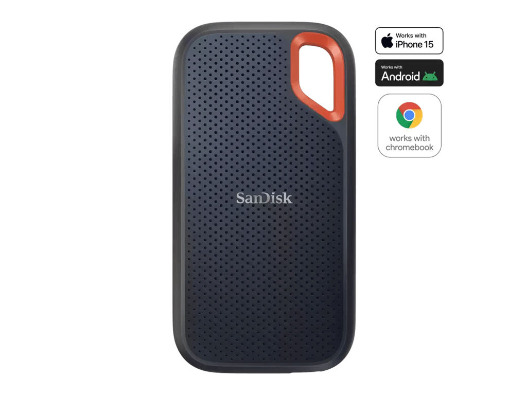 Zunanji SSD 4TB Type-C USB 3.2 Gen2, SanDisk Extreme Portable V2 (SDSSDE61-4T00-G25) - SDSSDE61-4T00-G25