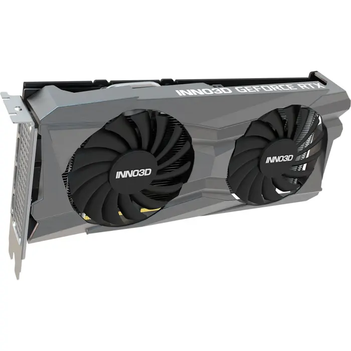 INNO3D GeForce RTX 3050 TWIN X2, graphics card (Lite Hash Rate, 1x DisplayPort, 1x HDMI 2.1)