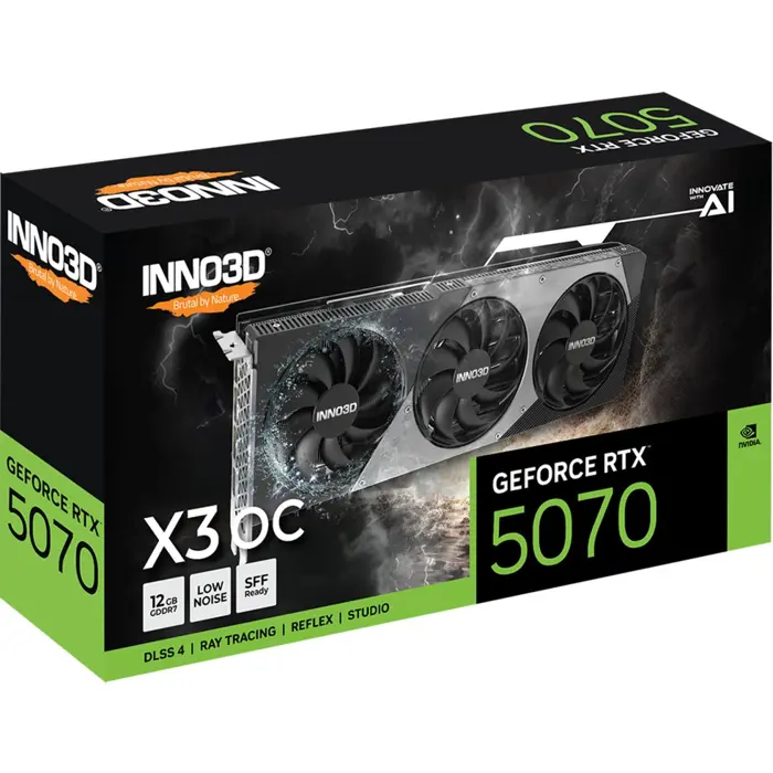 Inno3D GeForce RTX 5070 X3 OC (DLSS 4, 3x DisplayPort, 1x HDMI 2.1)