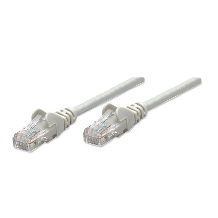 Intellinet UTP Cat6,CCA,U/UTP, PVC, RJ45, 5m,sivi