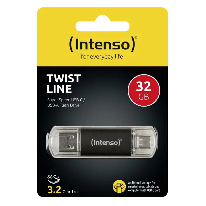Intenso 32GB Twist Line USB 3.2 / USB-C memory stick