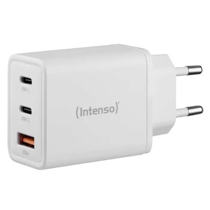Intenso 65W GaN power supply with 2xUSB-C and 1xUSB-A connector W65ACC