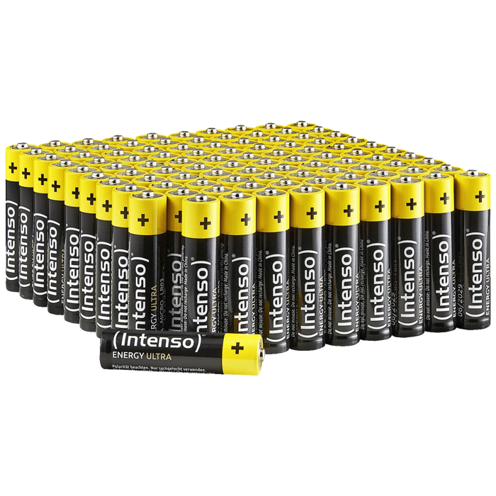 (Intenso) Baterija alkalna, AAA LR03/100, 1,5 V, pak. 100 kom - AAA LR03 100pcs