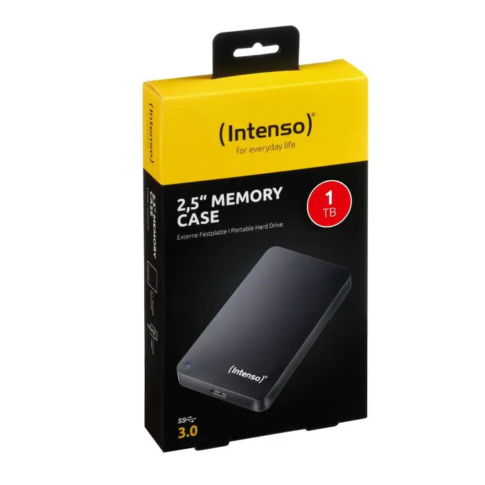 Intenso external drive 1TB 2.5 "Memory Case USB 3.0 - Black
