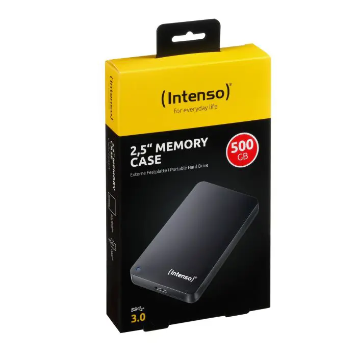 Intenso external drive 500GB 2.5 "Memory Case USB 3.0 - Black