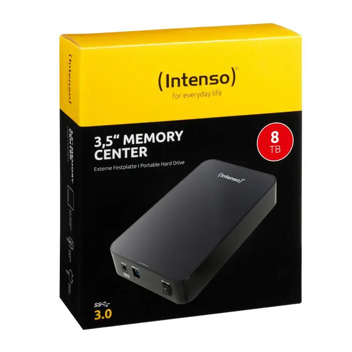 Intenso external drive 8TB 3.5 "Memory Center USB 3.0