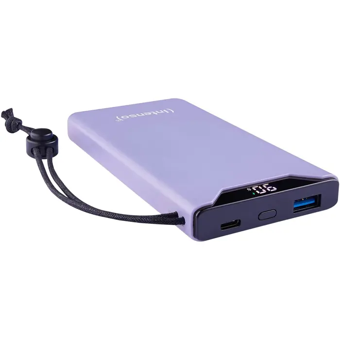Intenso Powerbank F10000 Purple (purple, 10,000 mAh, PD 3.0, Quick Charge 3.0)